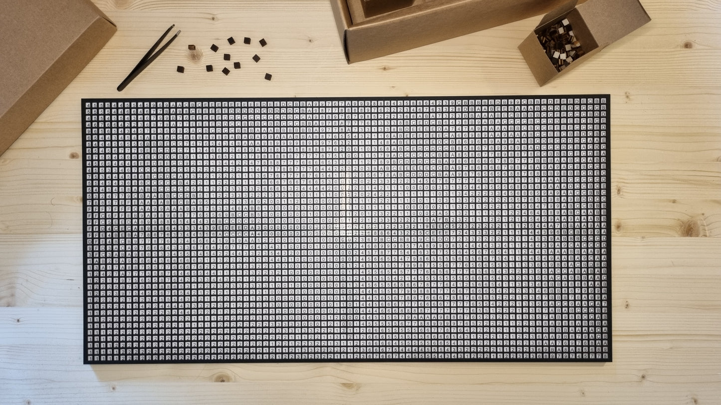 DIY wooden mosaic, with your photo 