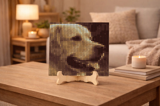 Mosaico personalizzato "amico mio" 28x28cm
