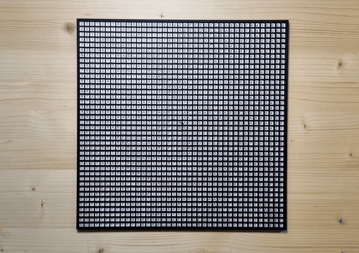 DIY wooden mosaic, with your photo 